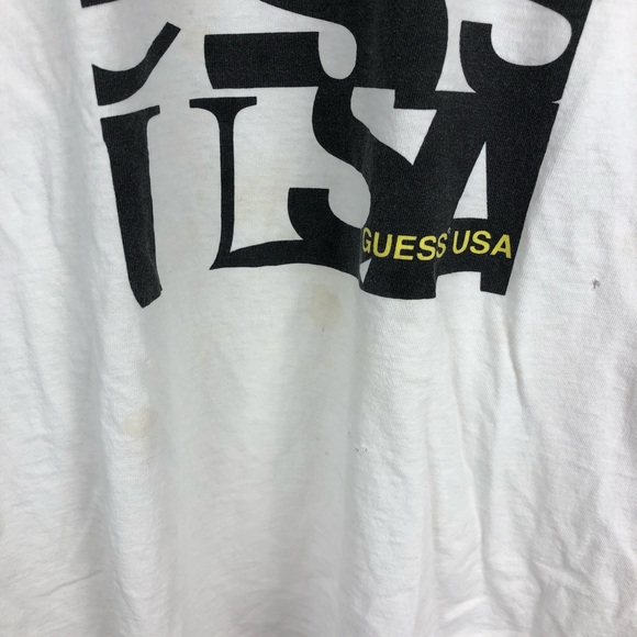 Vintage Guess USA Longsleeve T shirt 90s - Picture 3 of 6